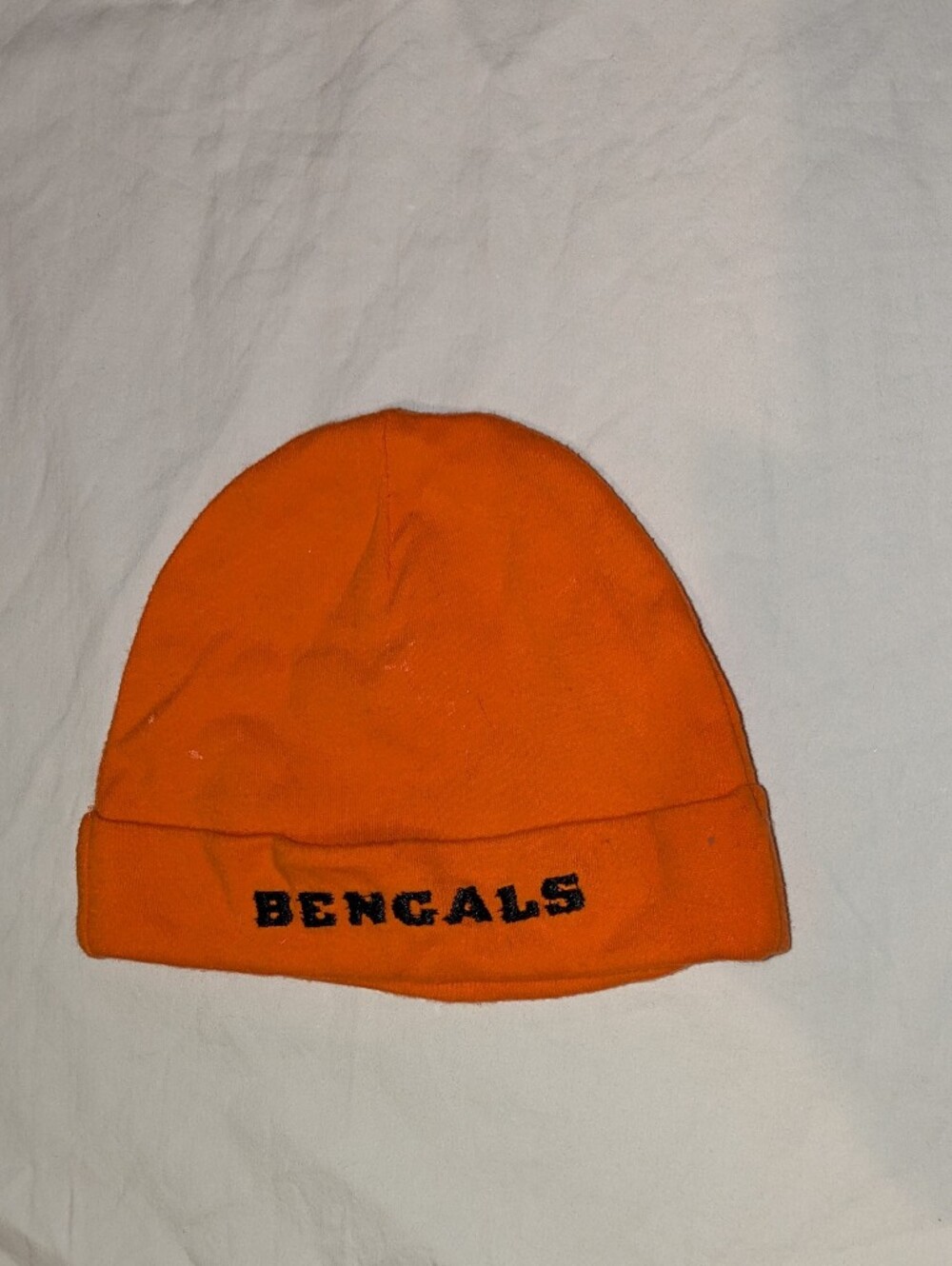 Bengals Cincinnati NFL Orange Team Apparel Beanie Cap baby
